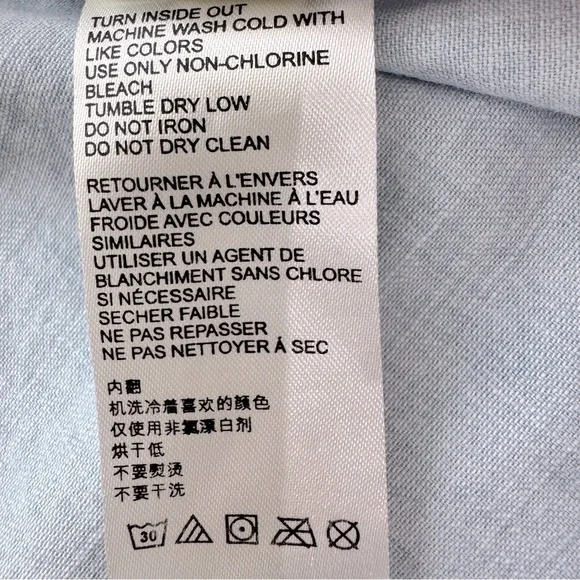 Free People Daphne Denim Babydoll Mini Dress Lace Up Back Size XS - Picture 11 of 13